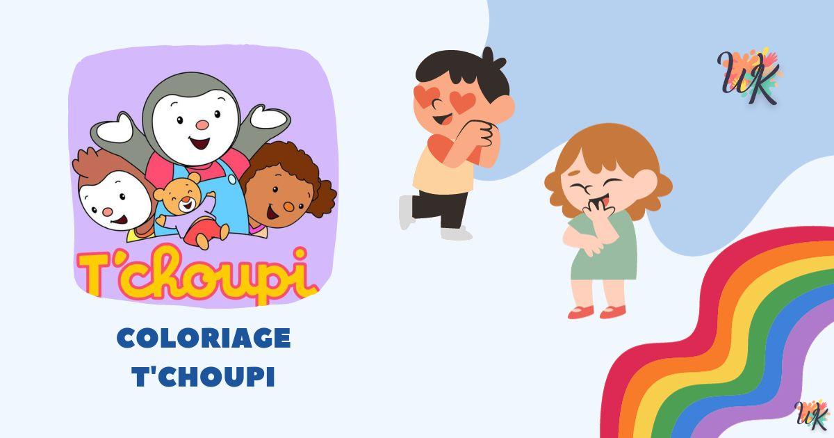 Coloriage Tchoupi part dans une aventure passionnante 9 Coloriage Tchoupi part dans une aventure passionnante