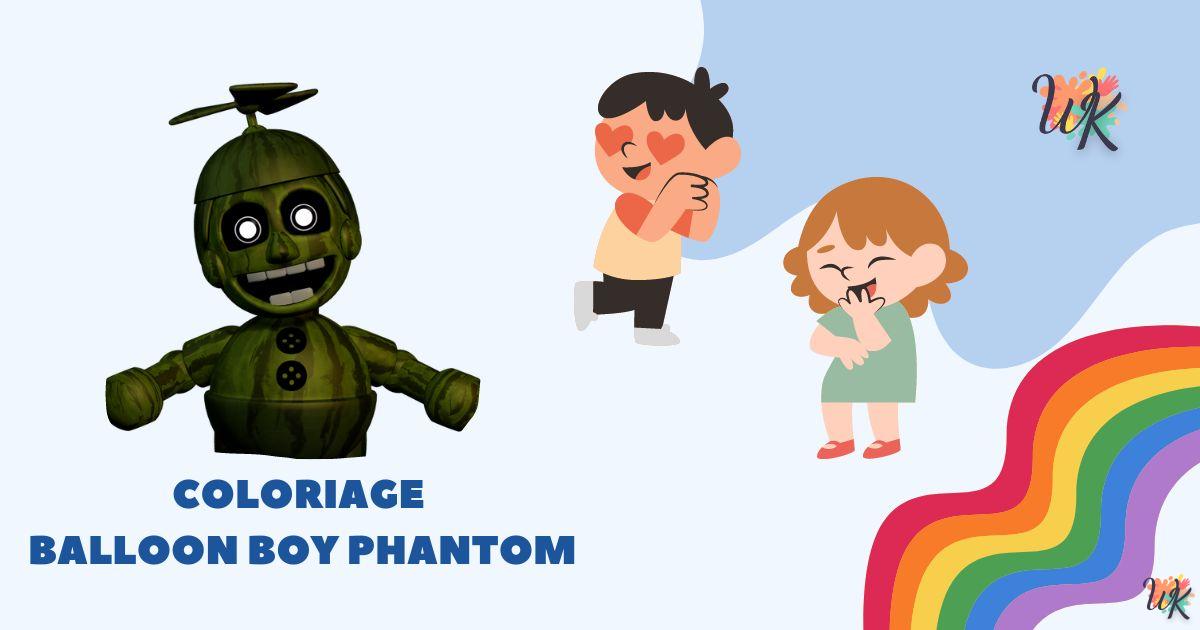 Coloriage Balloon Boy Phantom de jeu téléchargeable unique