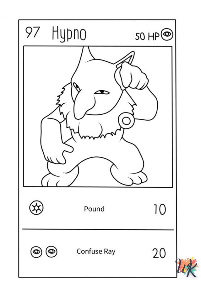 coloriage Cartes Pokemon  à imprimer gratuitement