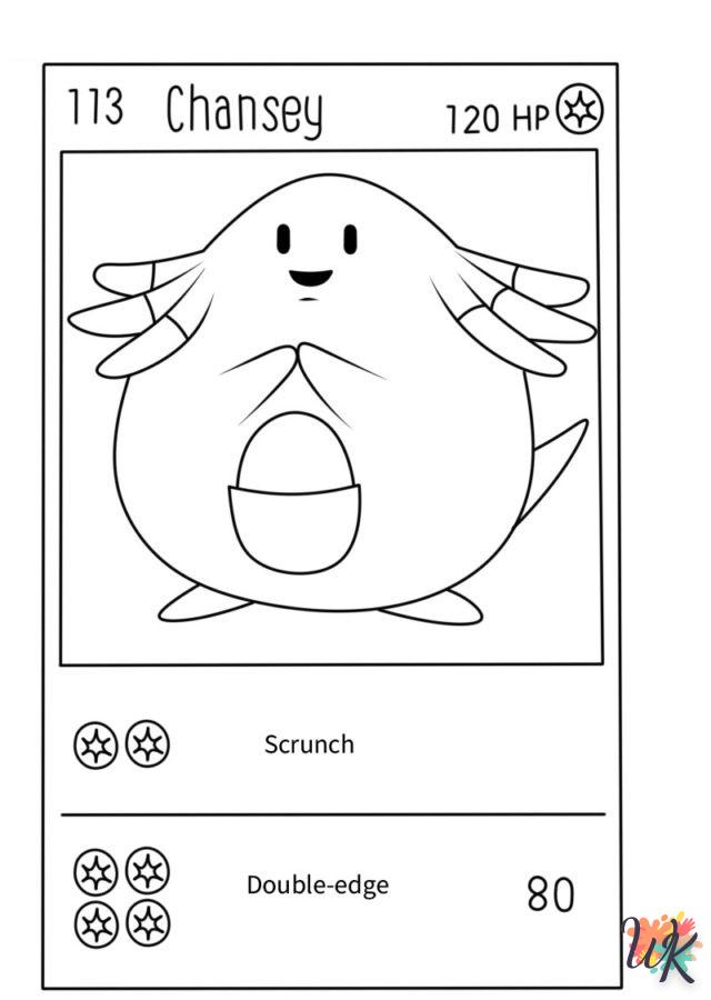 coloriage Cartes Pokemon  gratuit