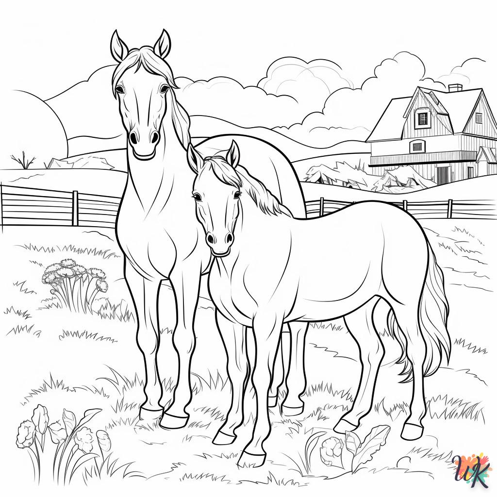 coloriage chevaux  sonic en ligne gratuit à imprimer