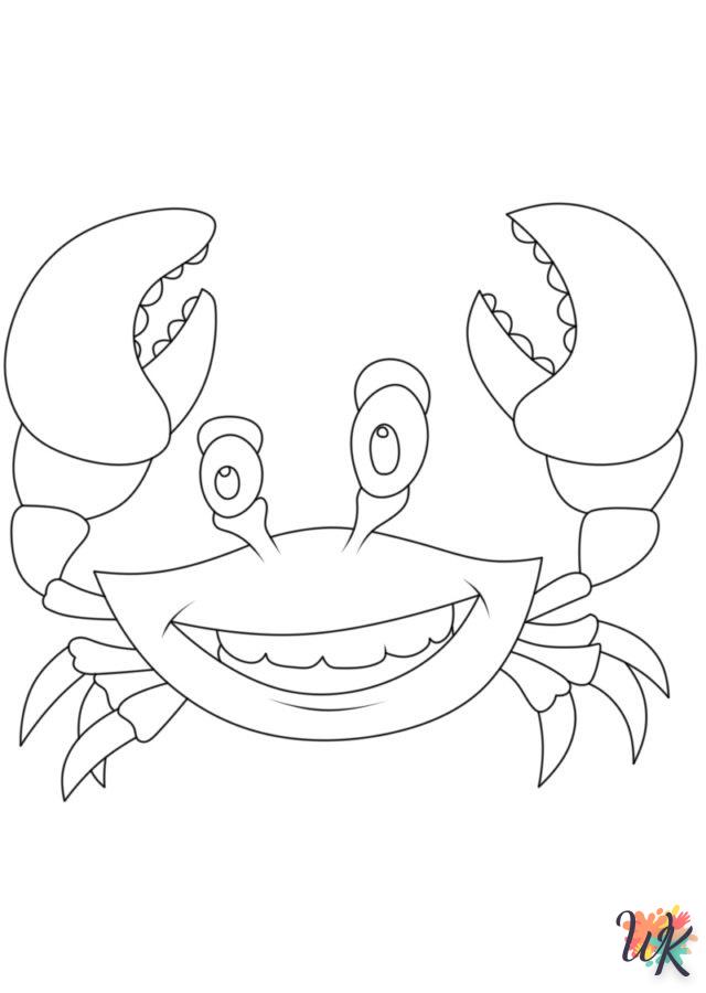 coloriage Crabe  et dessins
