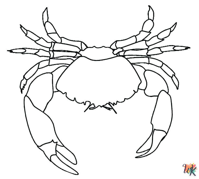 coloriage Crabe  pour enfant à imprimer