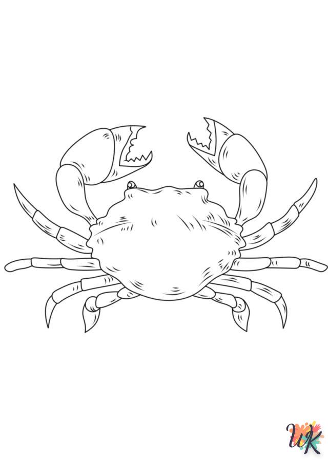 coloriage Crabe  a colorier en ligne