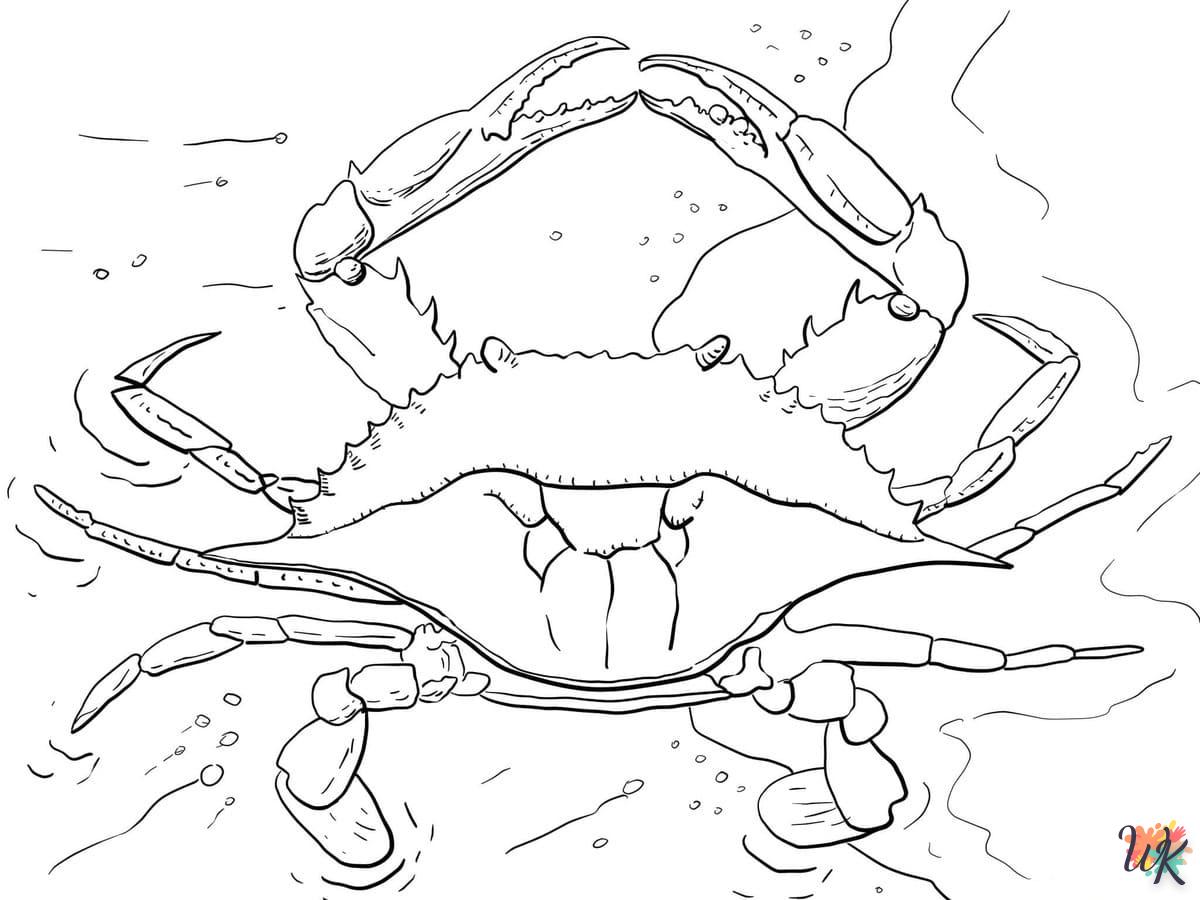 imprimer coloriage Crabe