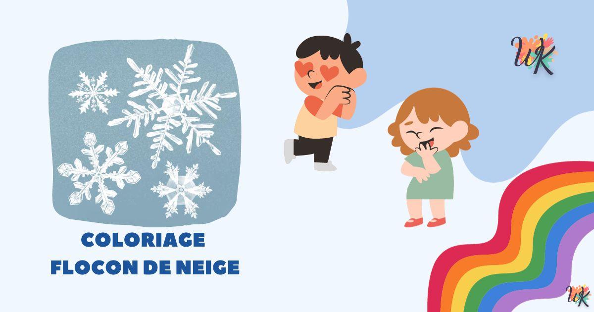 Coloriage Flocon de Neige éduque et divertit votre bébé 5 Coloriage Flocon de Neige éduque et divertit votre bébé