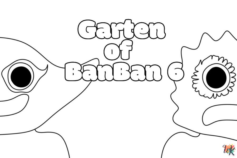 coloriage Garten de Banban 6  enfant 4 ans a imprimer