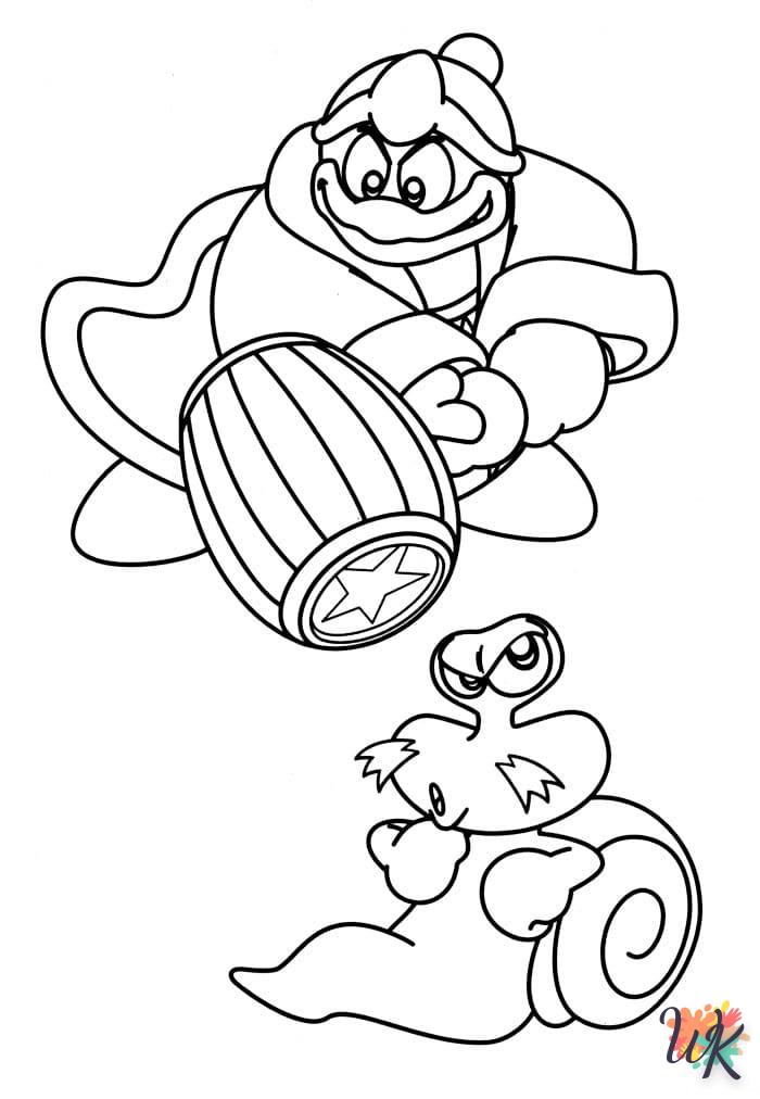 coloriage Kirby  en ligne a colorier