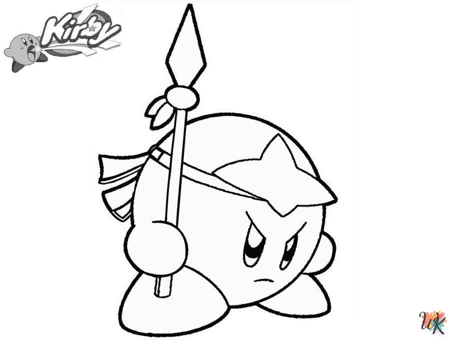 coloriage Kirby  pour enfant de 8 ans