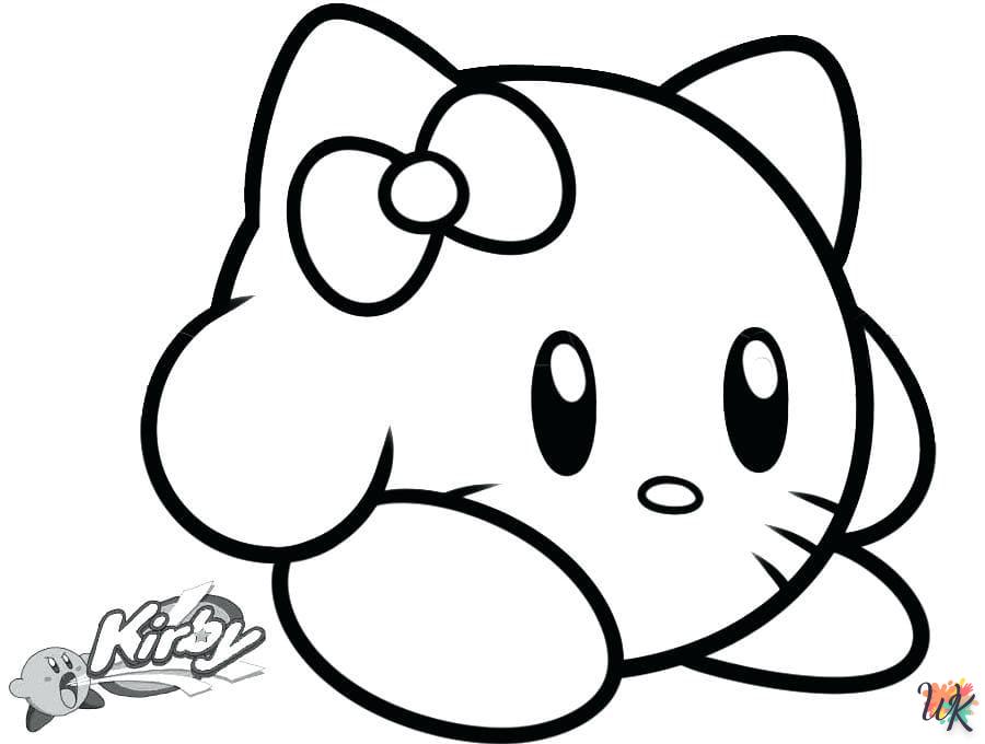 coloriage Kirby  à imprimer