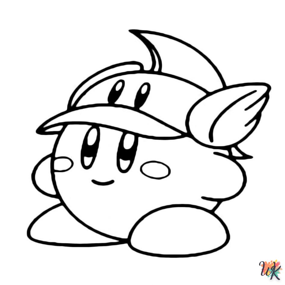 coloriage Kirby  pour enfant gratuit