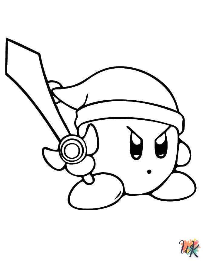 coloriage Kirby  pour enfant