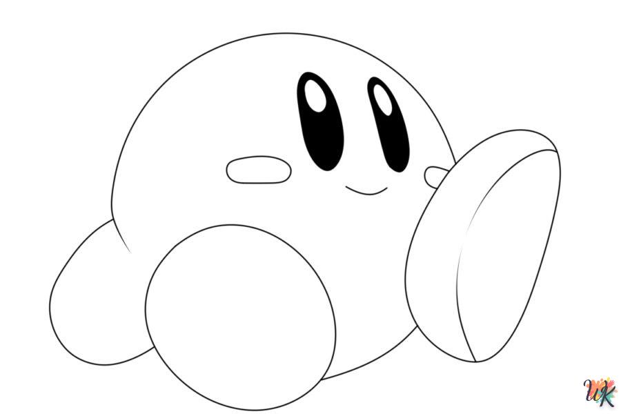 imprimer coloriage Kirby  gratuit