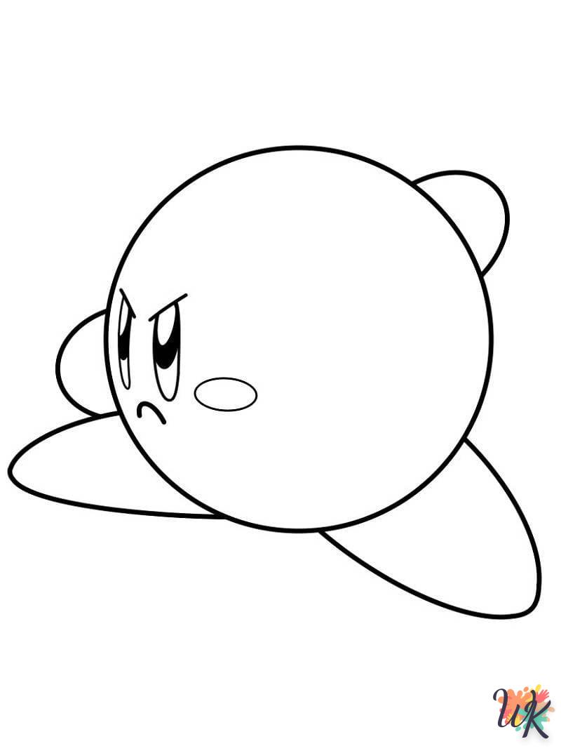 coloriage Kirby  pour enfant gratuit