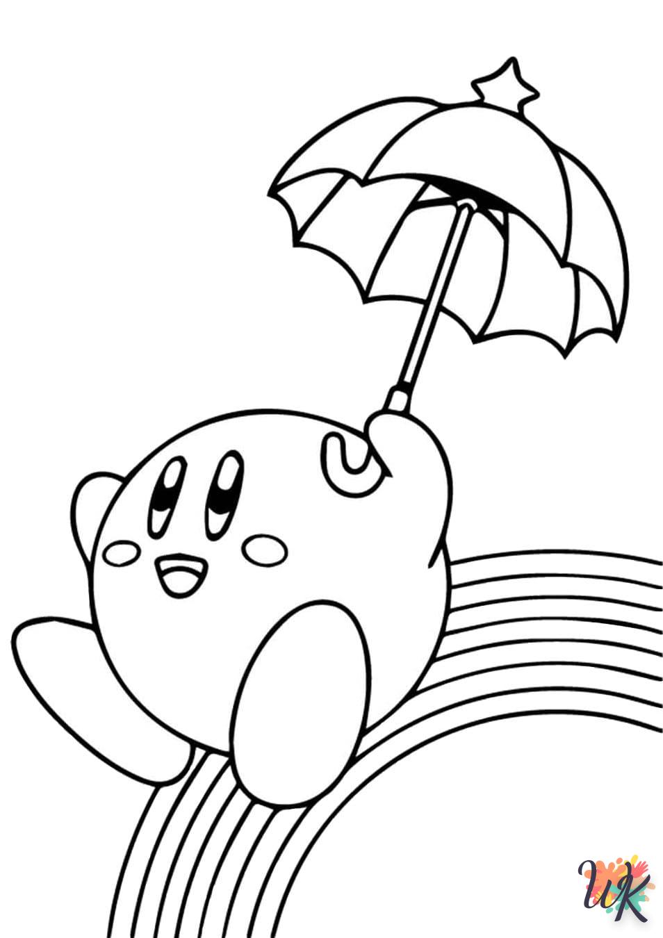 coloriage Kirby  et apprentissage