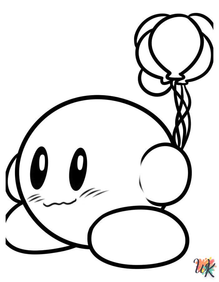coloriage Kirby  a colorier en ligne