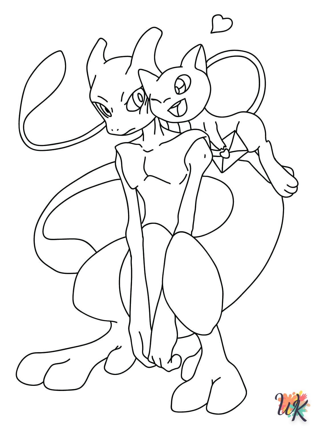 coloriage Mew  en ligne 8 ans