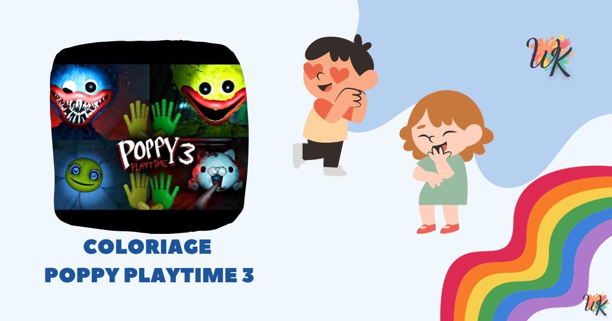 Coloriage Poppy Playtime 3 jeu de coloriage pour les enfants