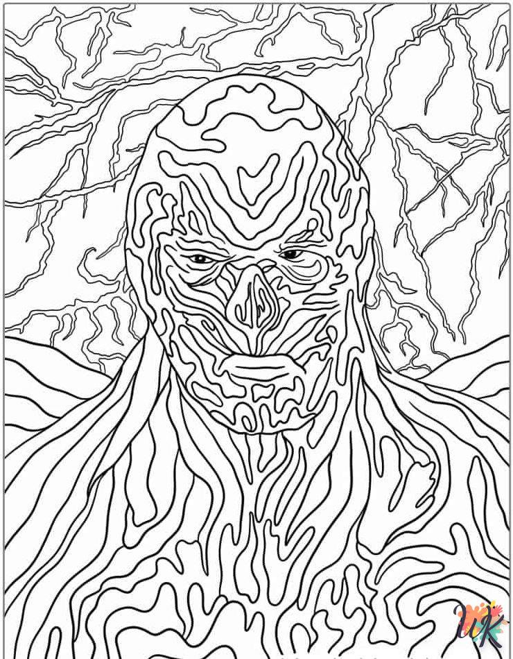 coloriage Stranger Things 5  a imprimer gratuit