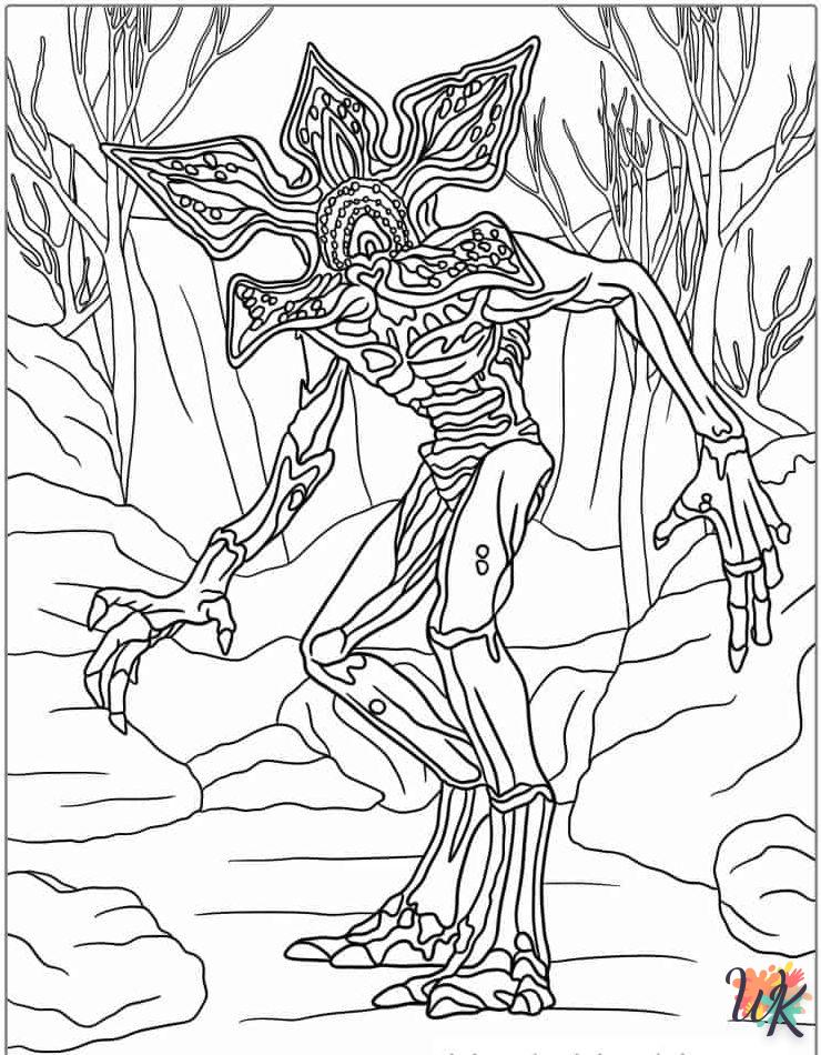 imprimer coloriage Stranger Things 5  gratuit