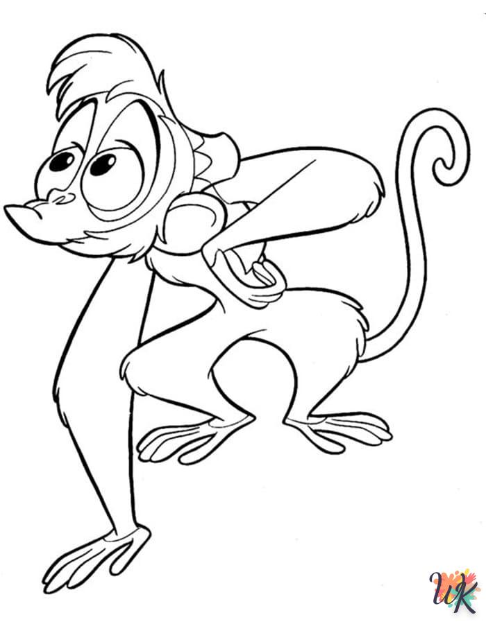 coloriage Aladdin  à imprimer pour enfants