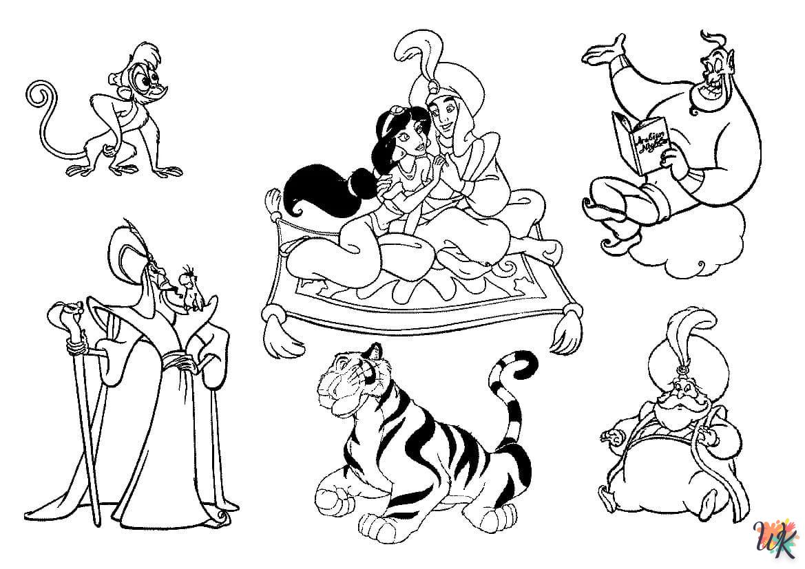 coloriage Aladdin  à colorier en ligne