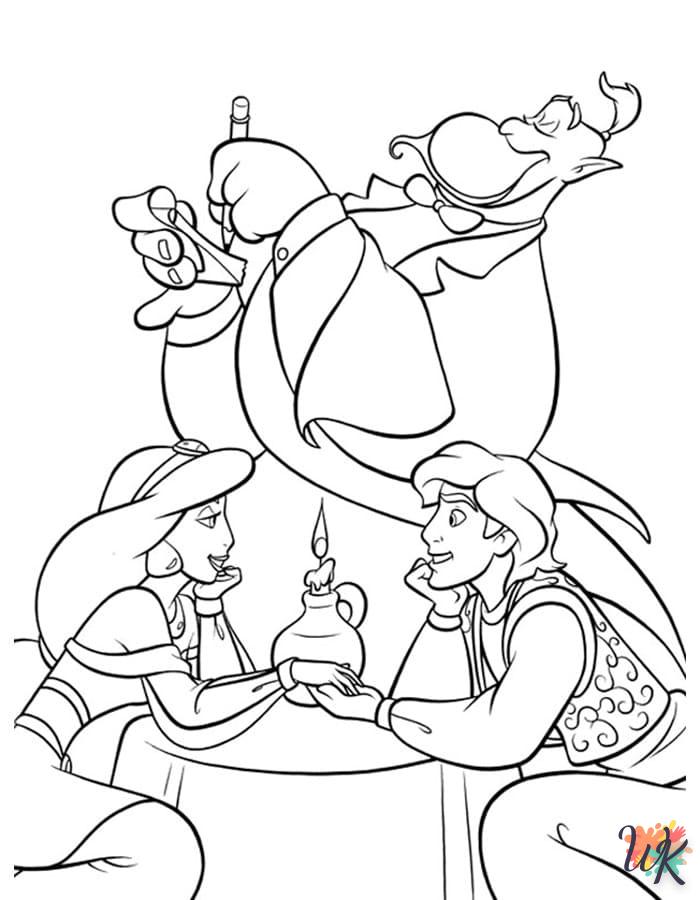 coloriage Aladdin  à imprimer pdf