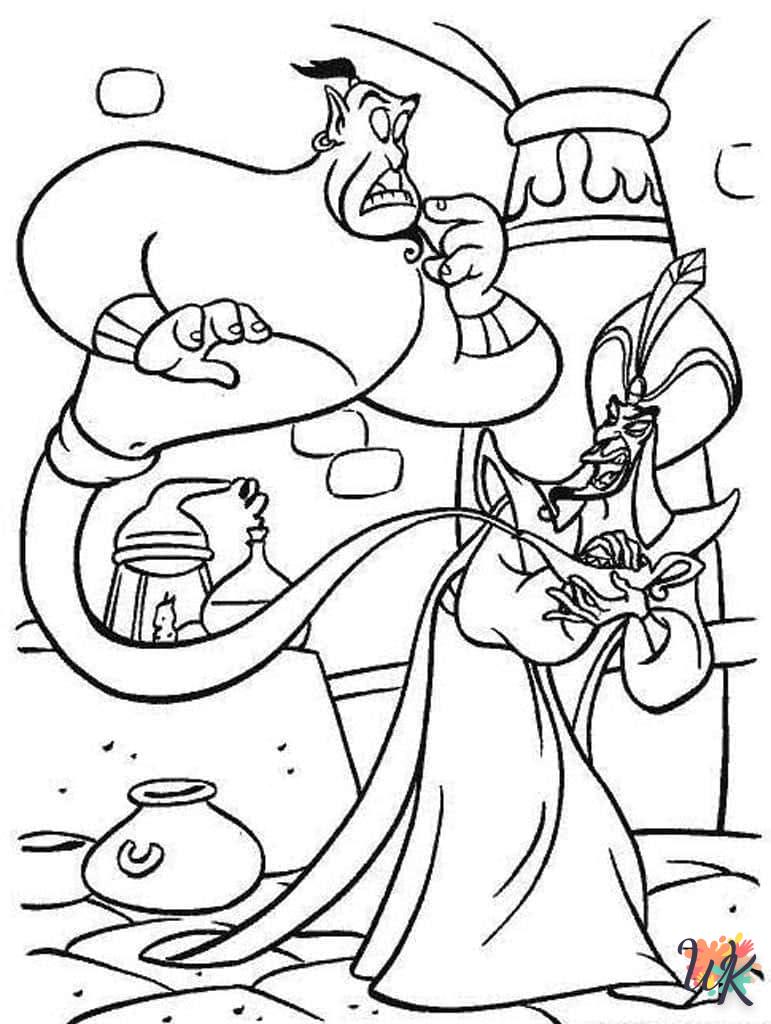 coloriage Aladdin  en ligne