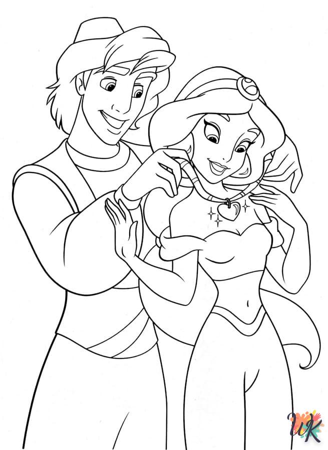 coloriage Aladdin  à imprimer pdf