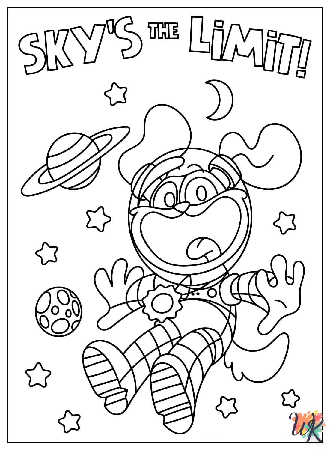 coloriage DogDay  pour enfant à imprimer