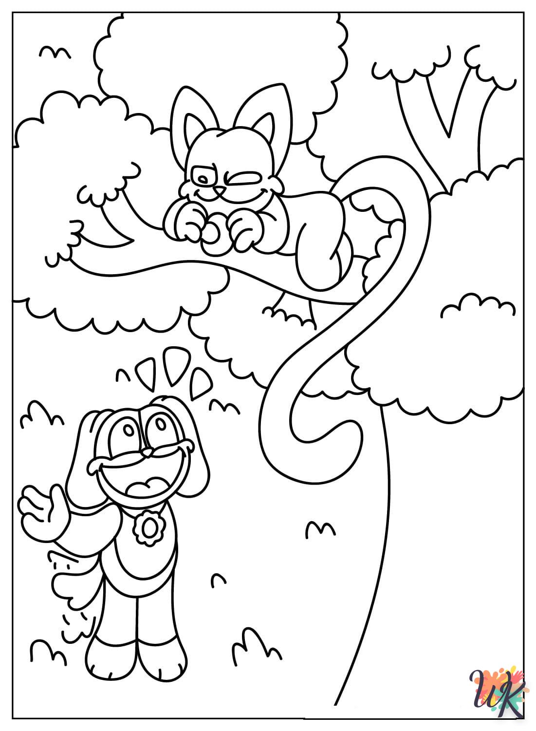 coloriage DogDay  pour bebe a imprimer