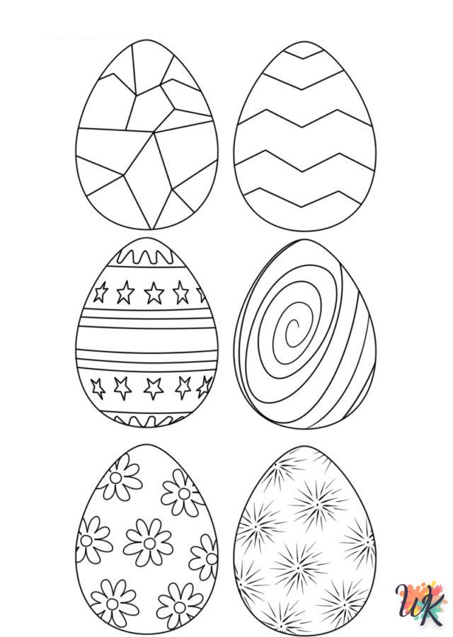 coloriage Oeuf de Pâques  en ligne