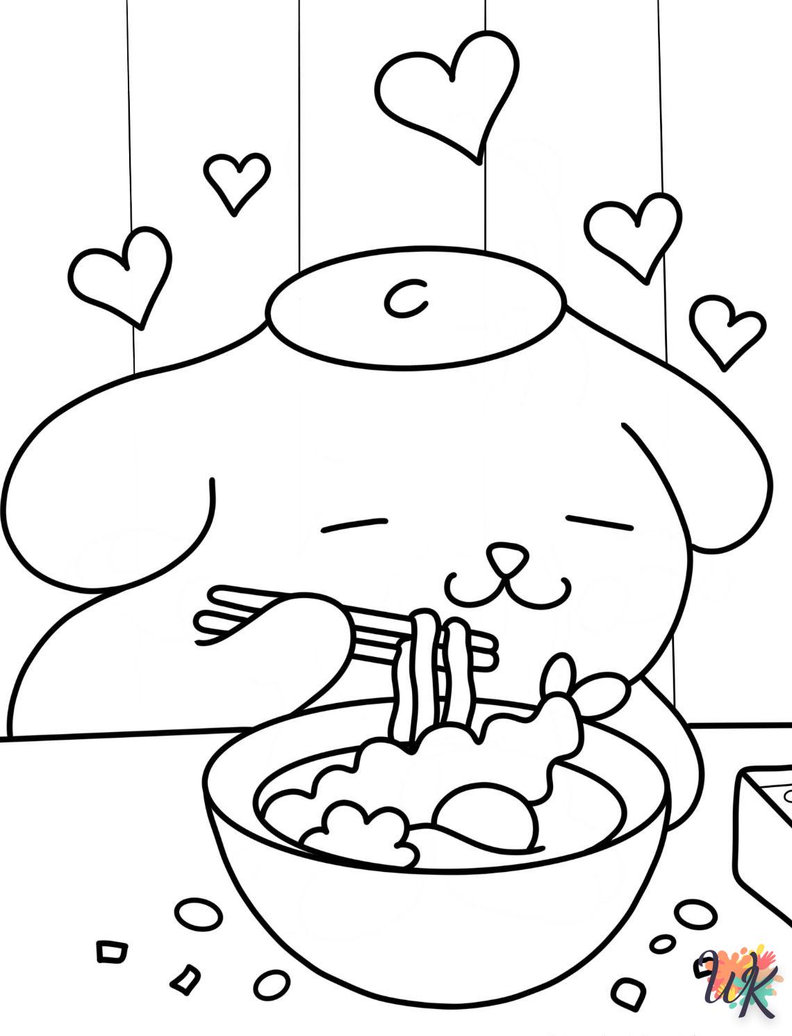 coloriage Pompompurin  à imprimer gratuit