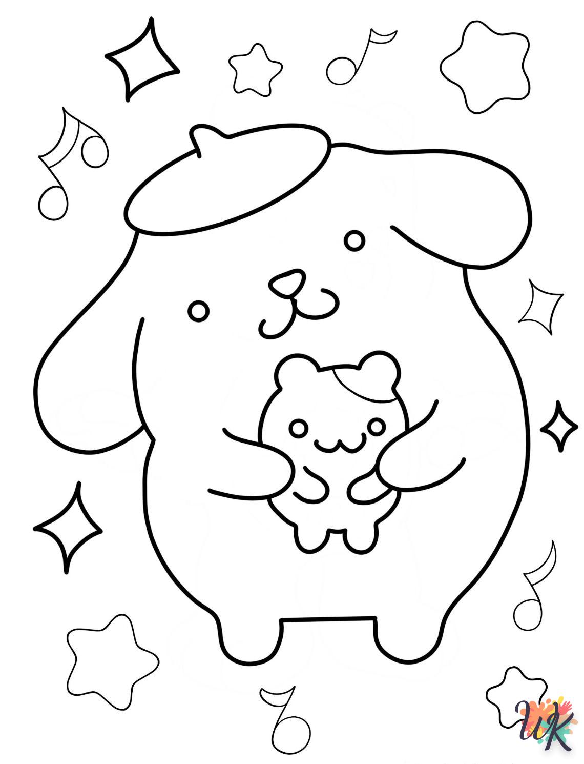 coloriage Pompompurin  a telecharger