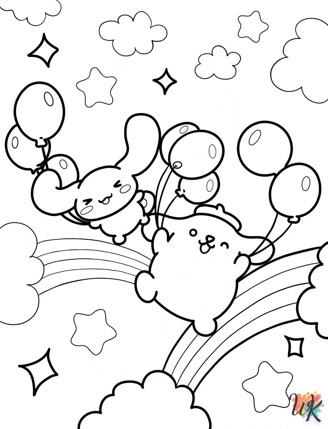 coloriage Pompompurin  pour lutter contre le stress