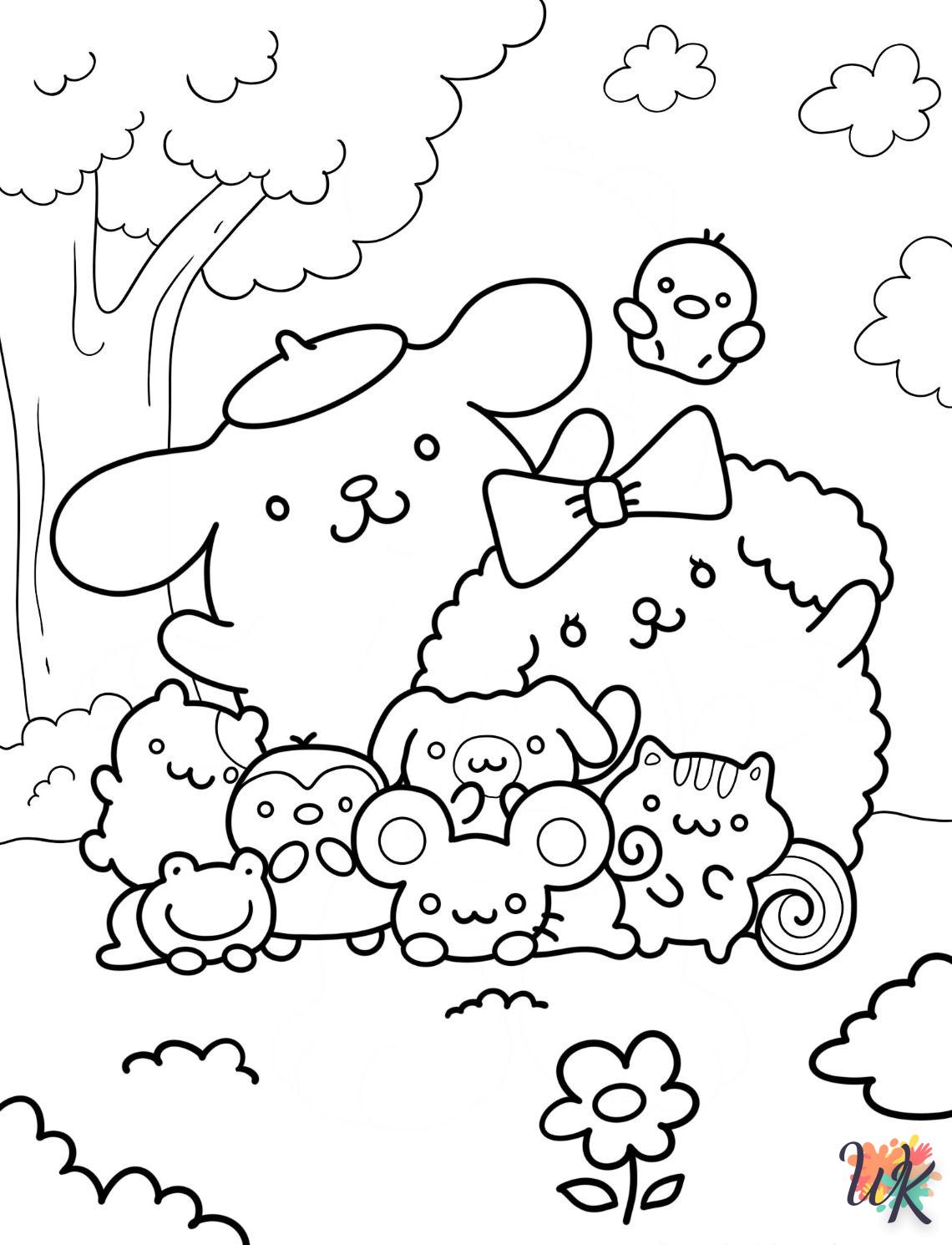 coloriage Pompompurin  pour enfant de 10 ans