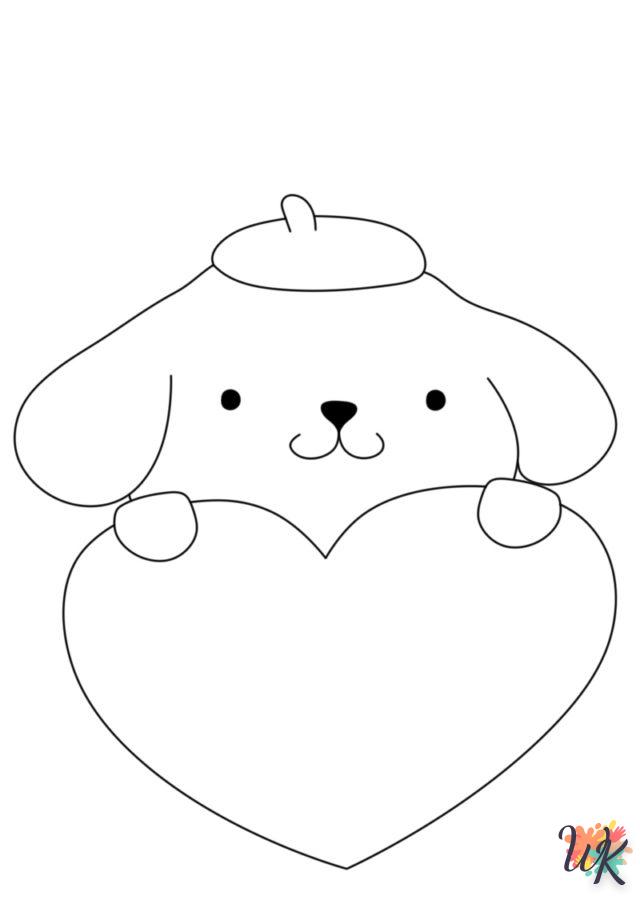 coloriage Pompompurin  à imprimer pour enfant de 8 ans