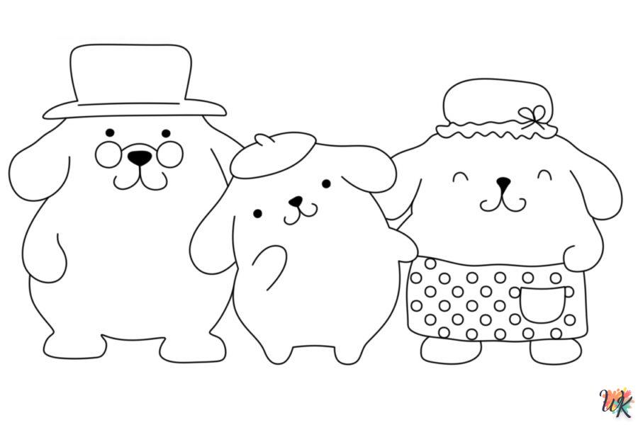 coloriage Pompompurin  en ligne pour enfant