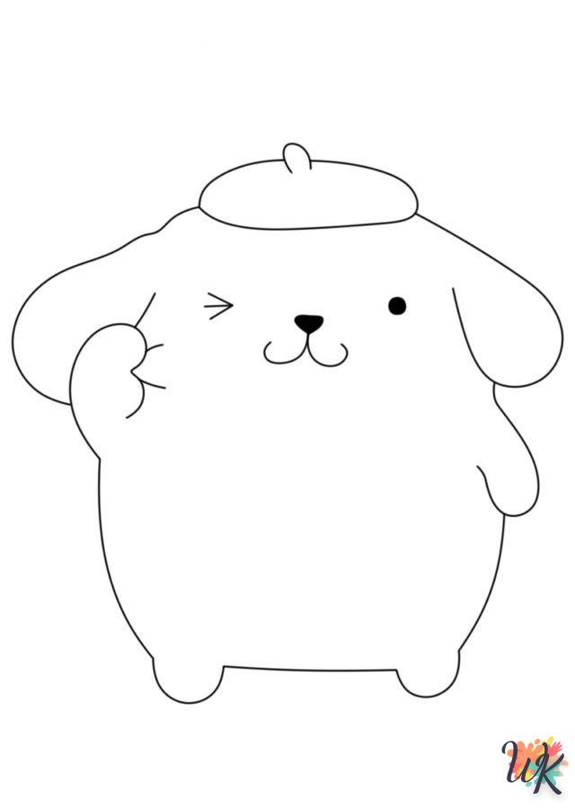 a imprimer coloriage Pompompurin  gratuit