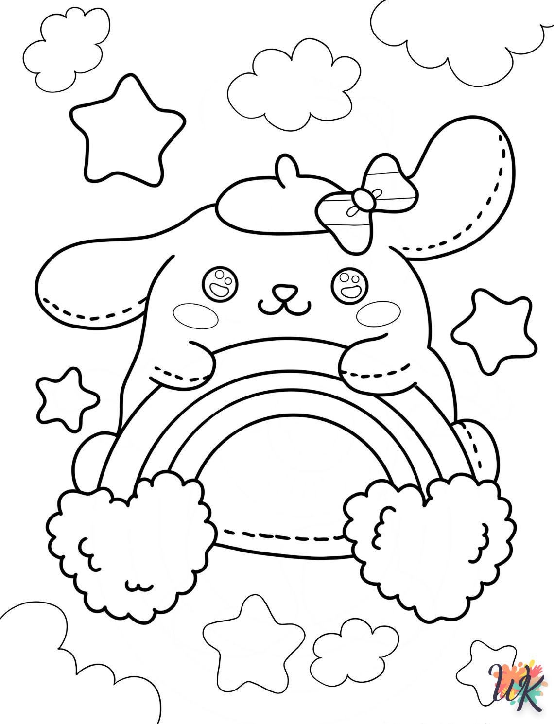 coloriage Pompompurin  enfant à imprimer gratuit