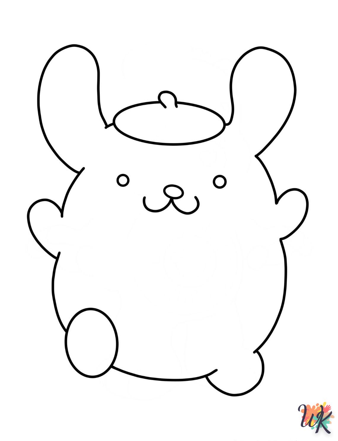 coloriage Pompompurin  magique à faire en ligne