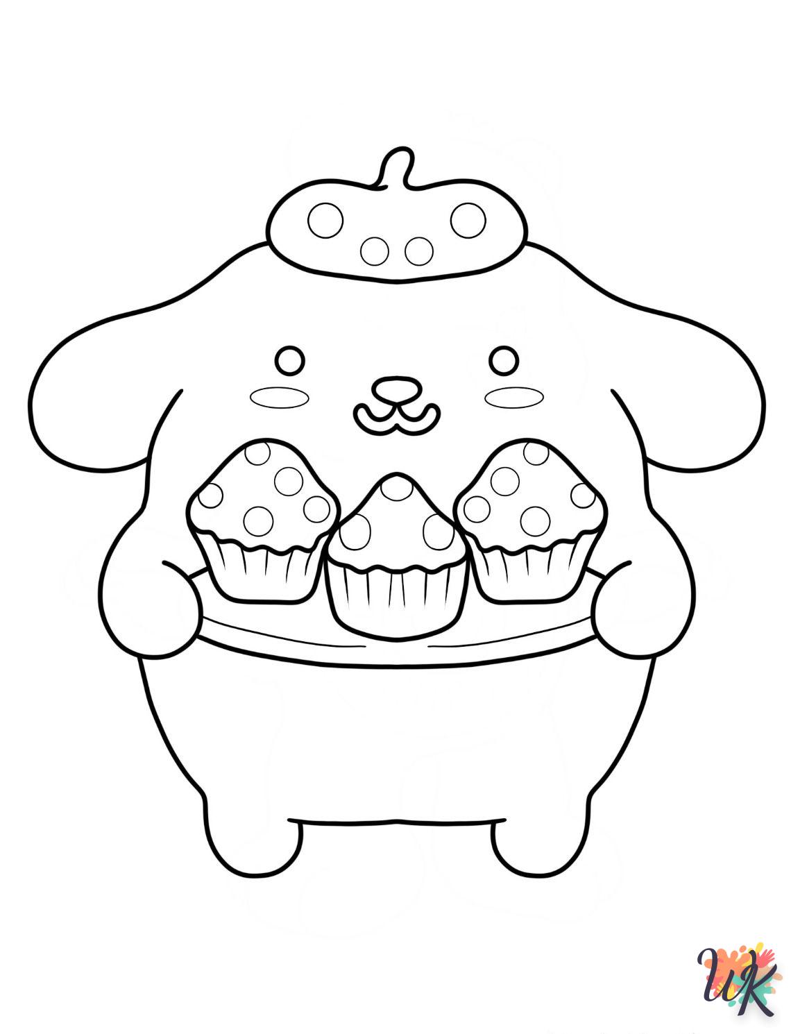 activité coloriage Pompompurin  en ligne