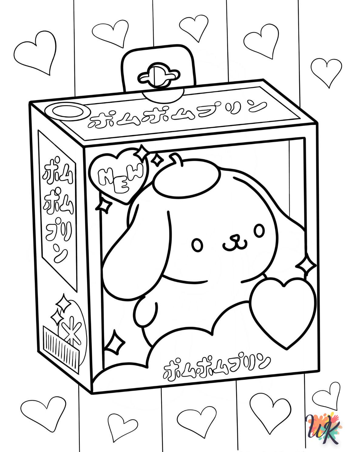 coloriage Pompompurin  pour enfant de 3 ans