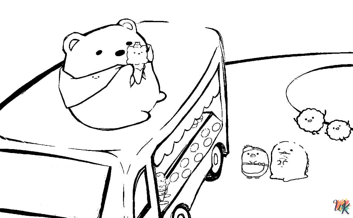 coloriage Sumikko Gurashi  a dessiner et imprimer