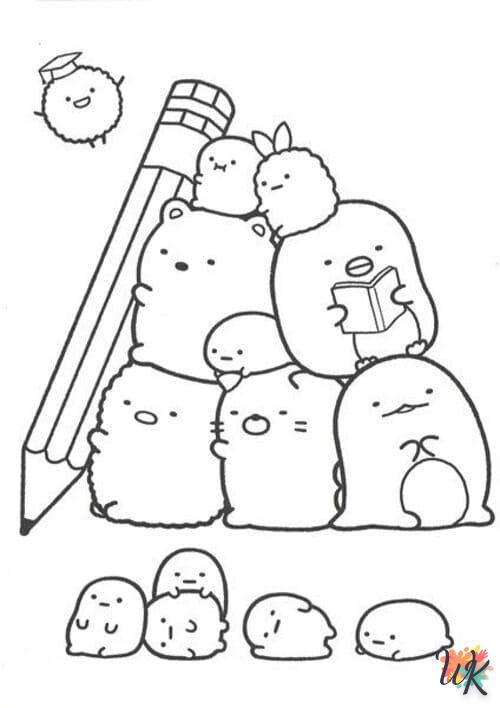 coloriage Sumikko Gurashi  à colorier en ligne gratuit