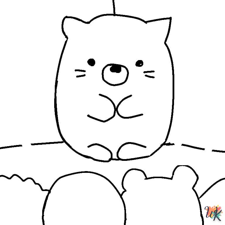 imprimer coloriage Sumikko Gurashi