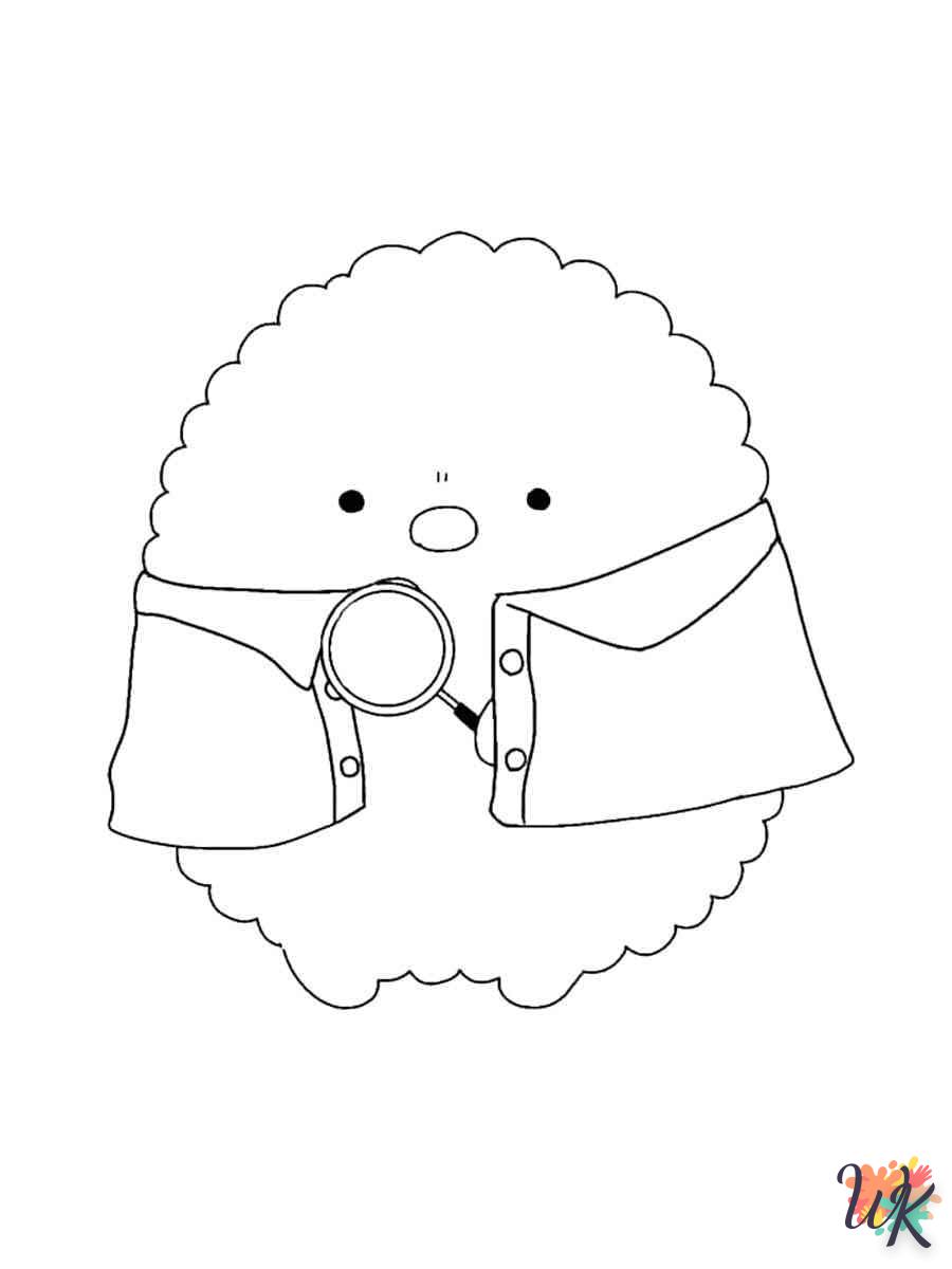 coloriage Sumikko Gurashi  à imprimer