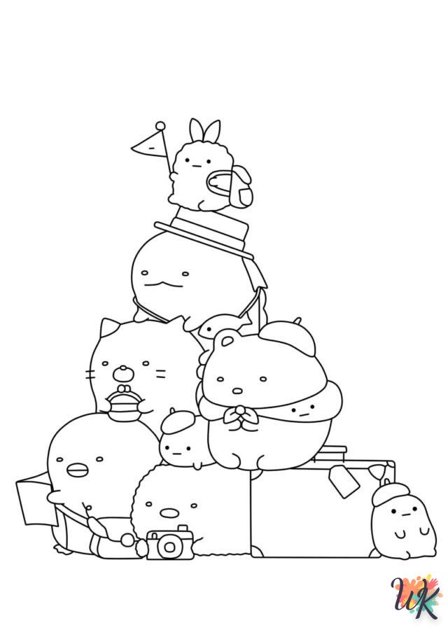 coloriage Sumikko Gurashi  pour enfant gratuit