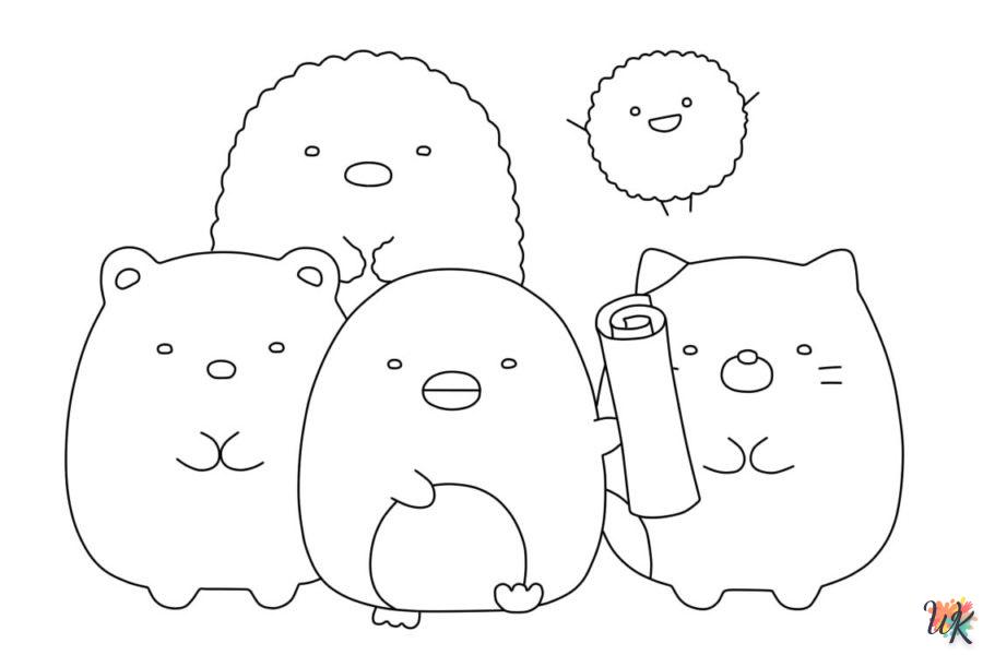 imprimer coloriage Sumikko Gurashi  pour enfant