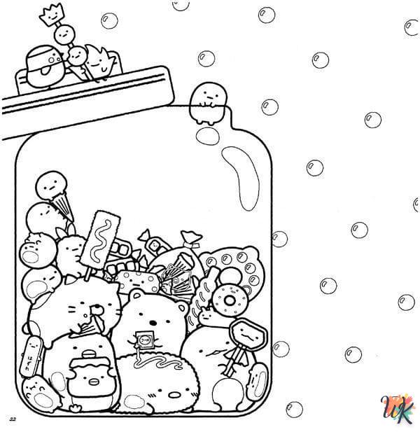 image de coloriage Sumikko Gurashi  pour enfant